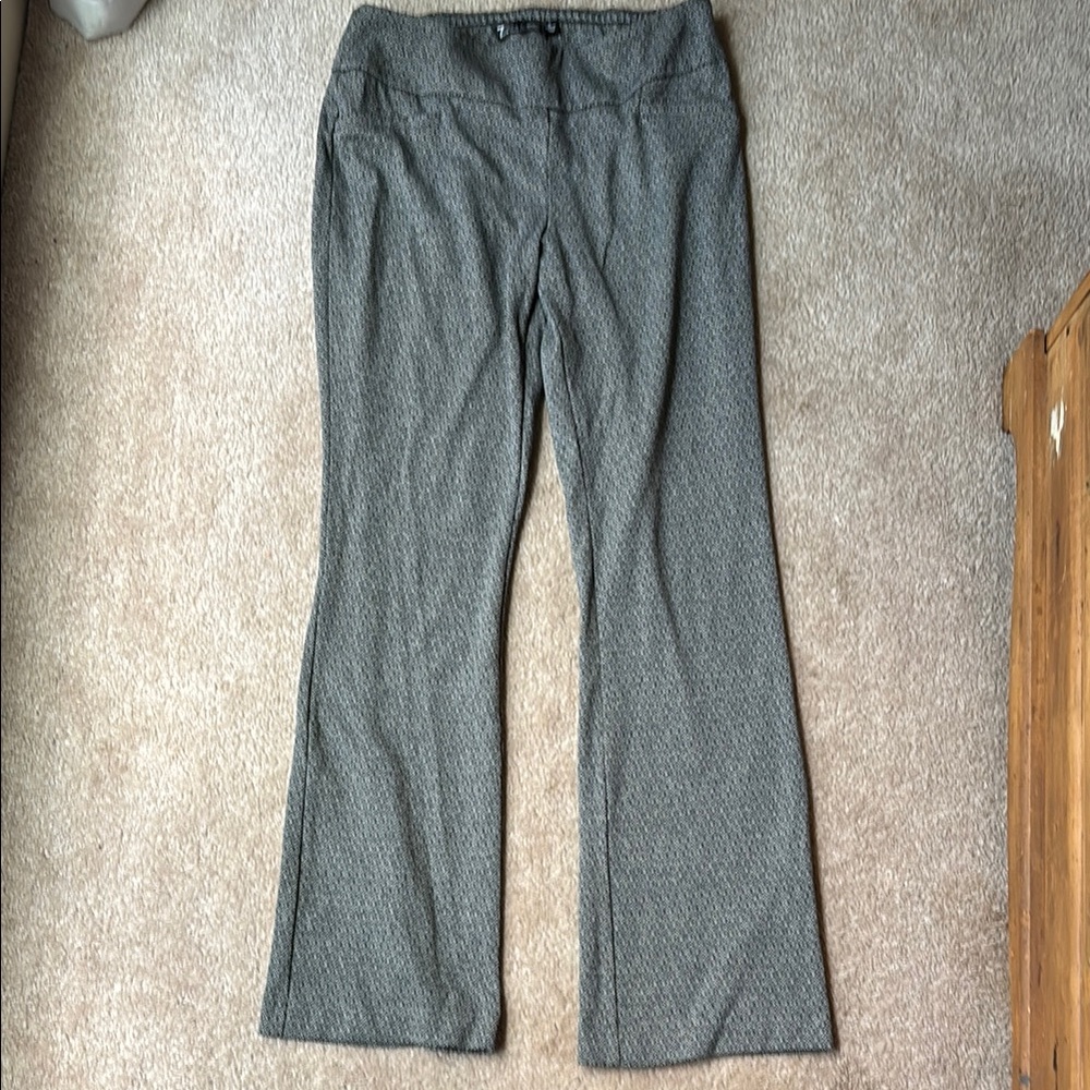 Gray Patterned Trousers